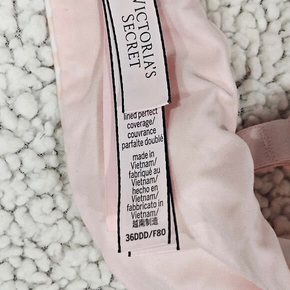 VICTORIA'S SECRET Body By Victoria Lined Perfect Coverage pink 36DDD - Picture 4 of 6